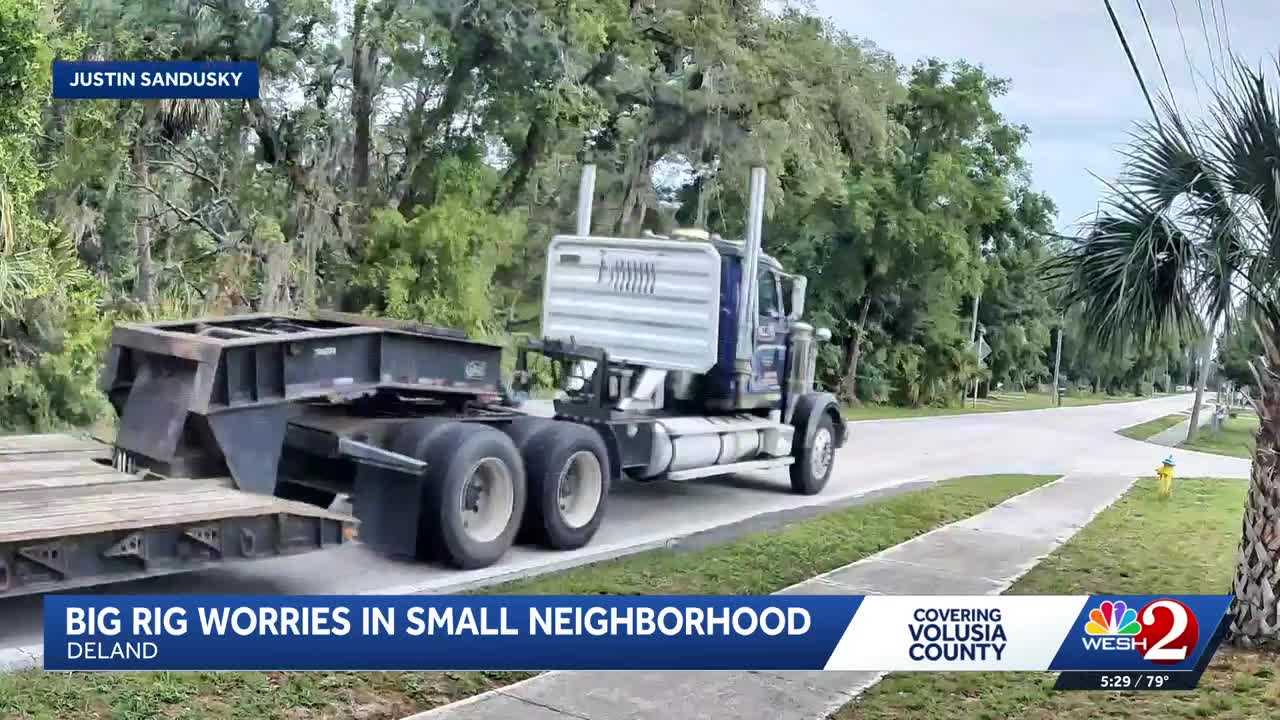 DeLand-area neighbors raise concerns about truck traffic on Marsh Road — WESH 2 Local Orlando, Venice Real Estate news
