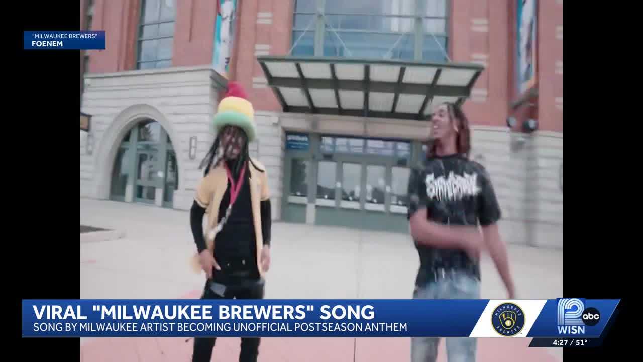 Milwaukee artist Foenem's 'Milwaukee Brewers' song goes viral as Brewers postseason anthem — WISN 12 Milwaukee, Venice Arts news