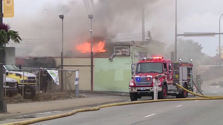 Crews respond to fire just off I-94 in north Minneapolis — KARE 11 Local — Gopher, Venice Community news