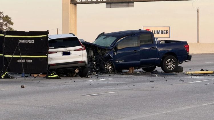 Wrong-way driver crashes head-on into SUV on I-45 in Conroe, killing woman, police say — KHOU 11 (Houston)