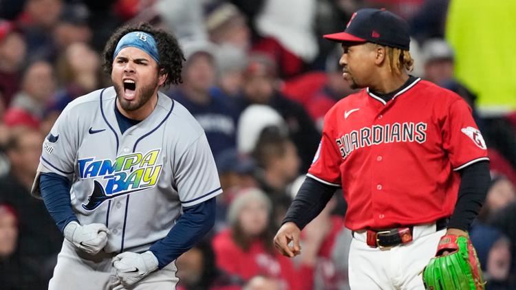 Rays capitalize on Guardians errors, win 7-3 to tie ALCS at 2-2 — WTSP Sports Tampa Bay, Venice Sports news