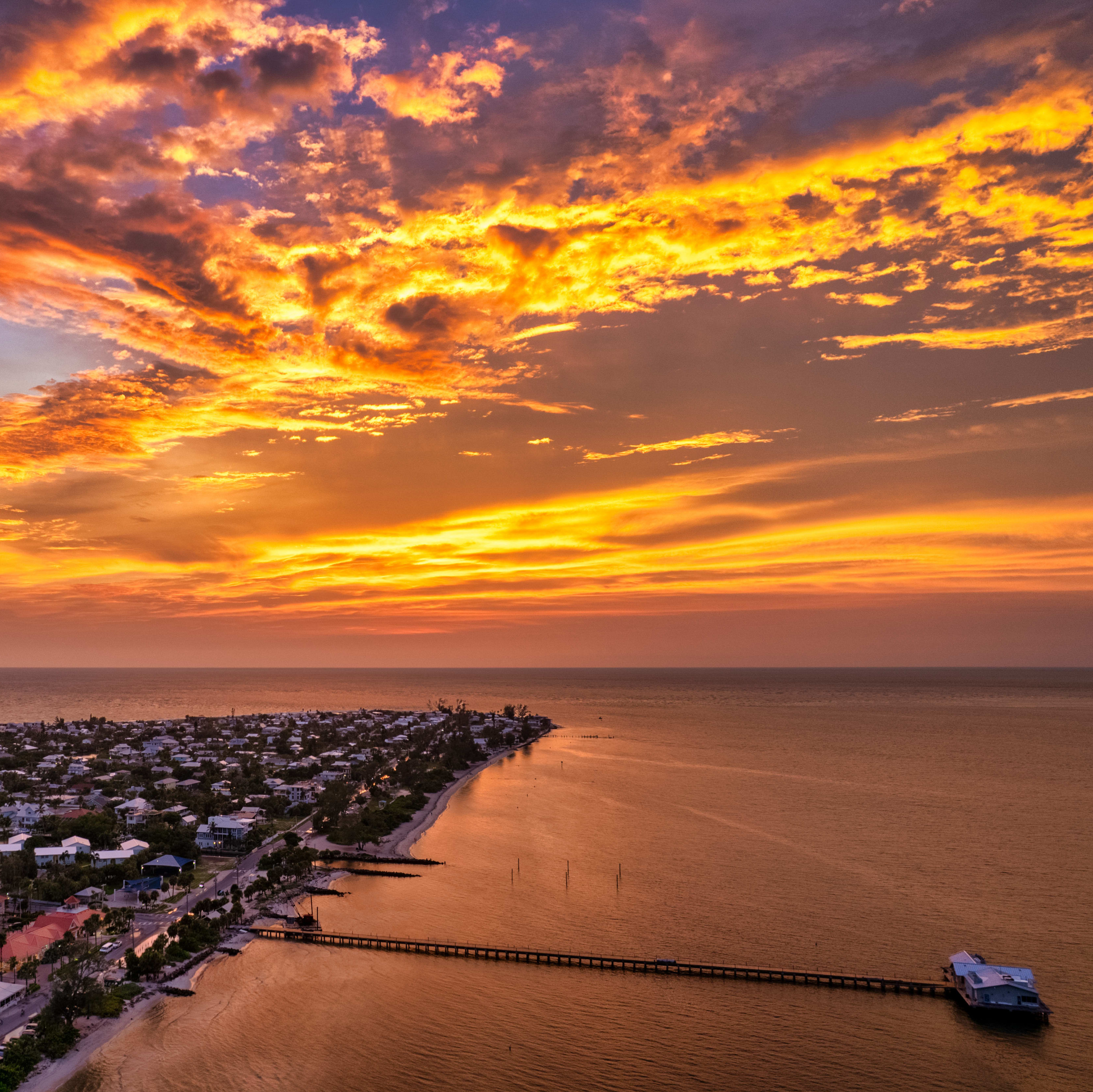 Photo of the Week: Fire in the Sky Over Anna Maria Island — Sarasota Magazine